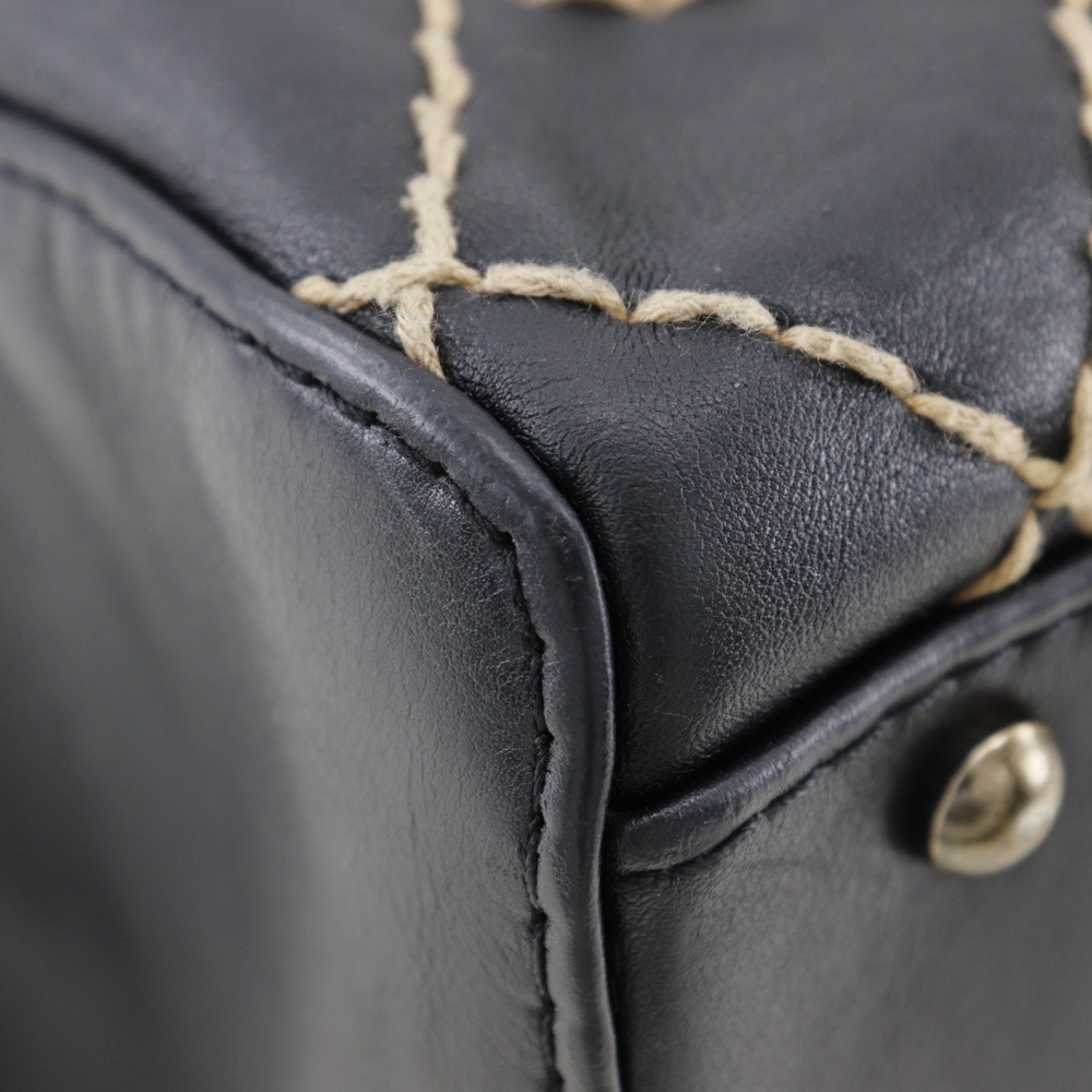 CHANEL Black Logo Bag - Picture 4 of 11
